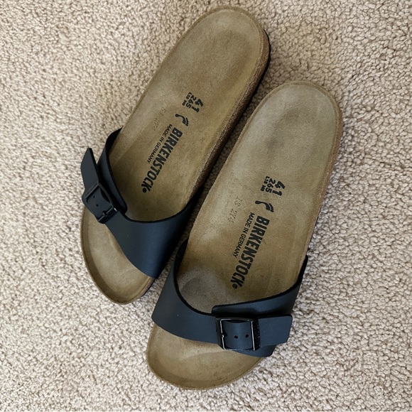 (NWOT) Birkenstock Madrid 41 Black, Sandals - Picture 8 of 10